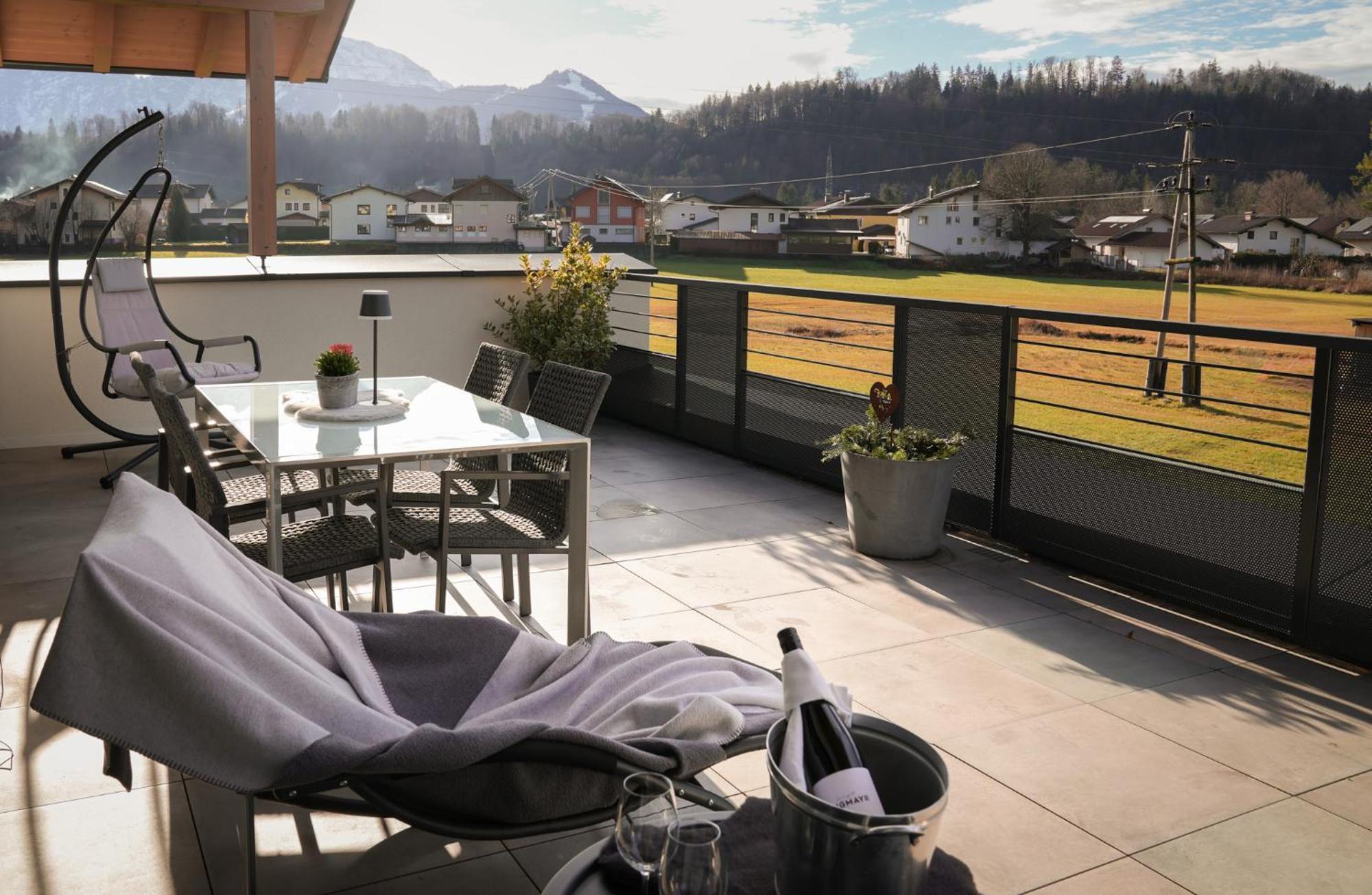 Miglurahof Apartment Adnet Bagian luar foto
